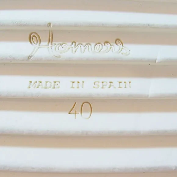 HOMERS ARTISAN $300 Platform Slide Sandals Women's 40/10 - Made in SPAIN - Picture 5 of 7